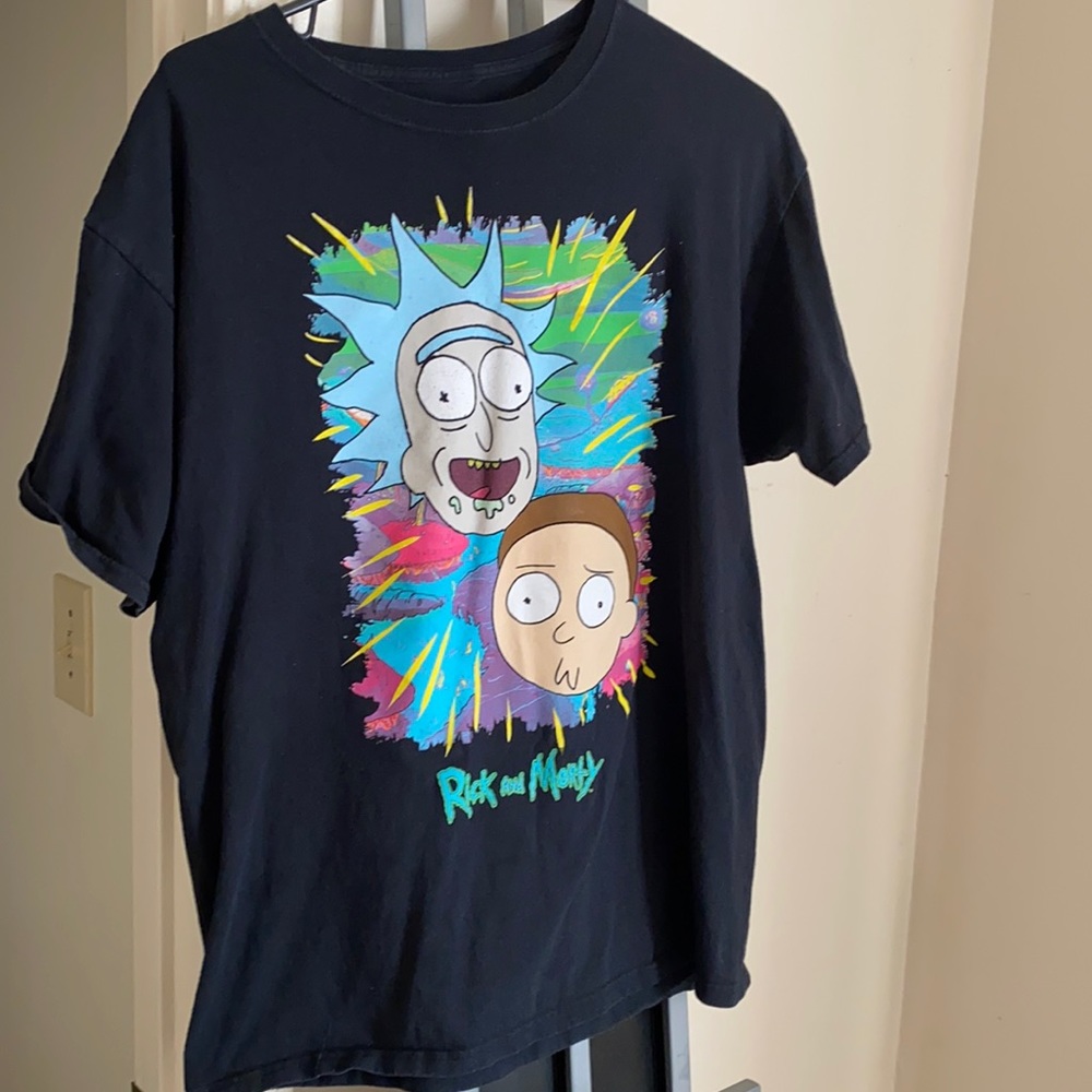 Black Rick and Morty tee